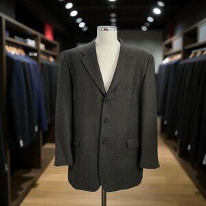 Italian Wool Blazer 46L Bottoli Made In‎ Italy Classic Career Academia Vintage